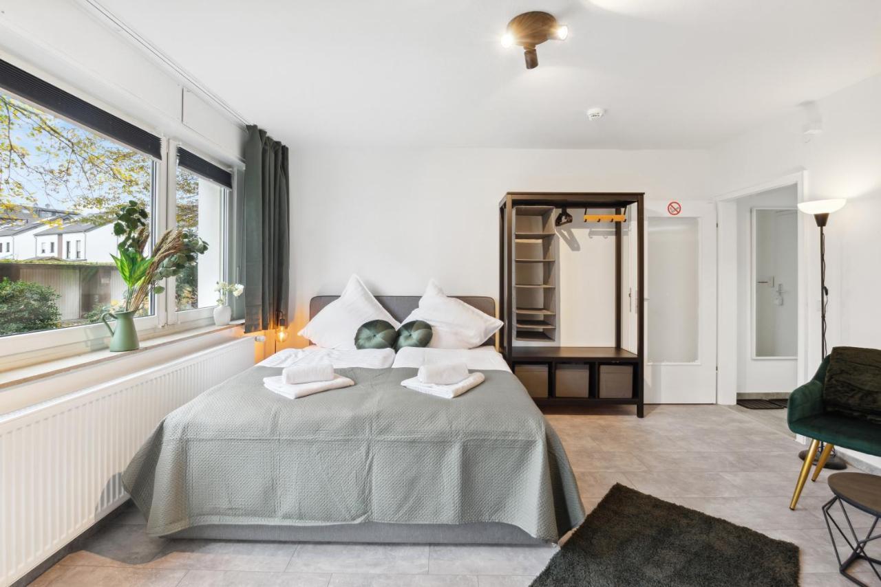 1 Zi. Wohnung, 34M², Parken, Messe Dus 杜伊斯堡 外观 照片